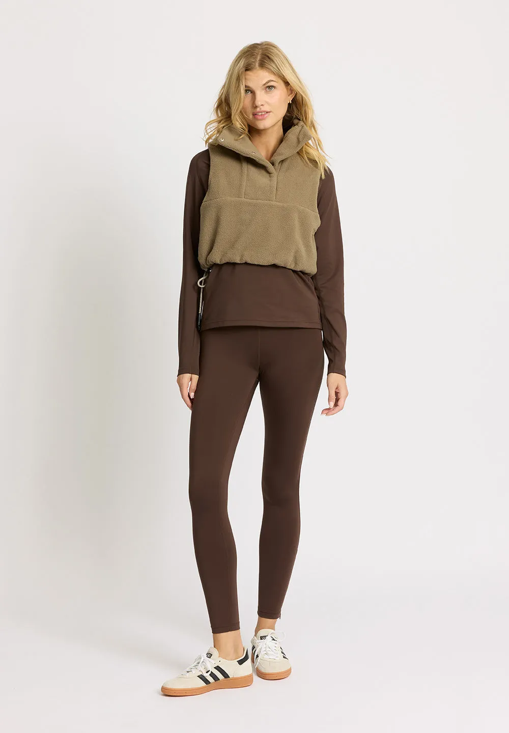 Polar Fleece Collar vest CAMPFIRE - fallen rock