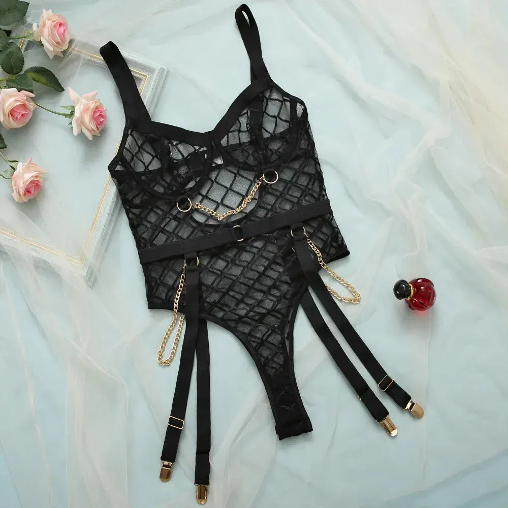 Polly | Bold Mesh Bodysuit