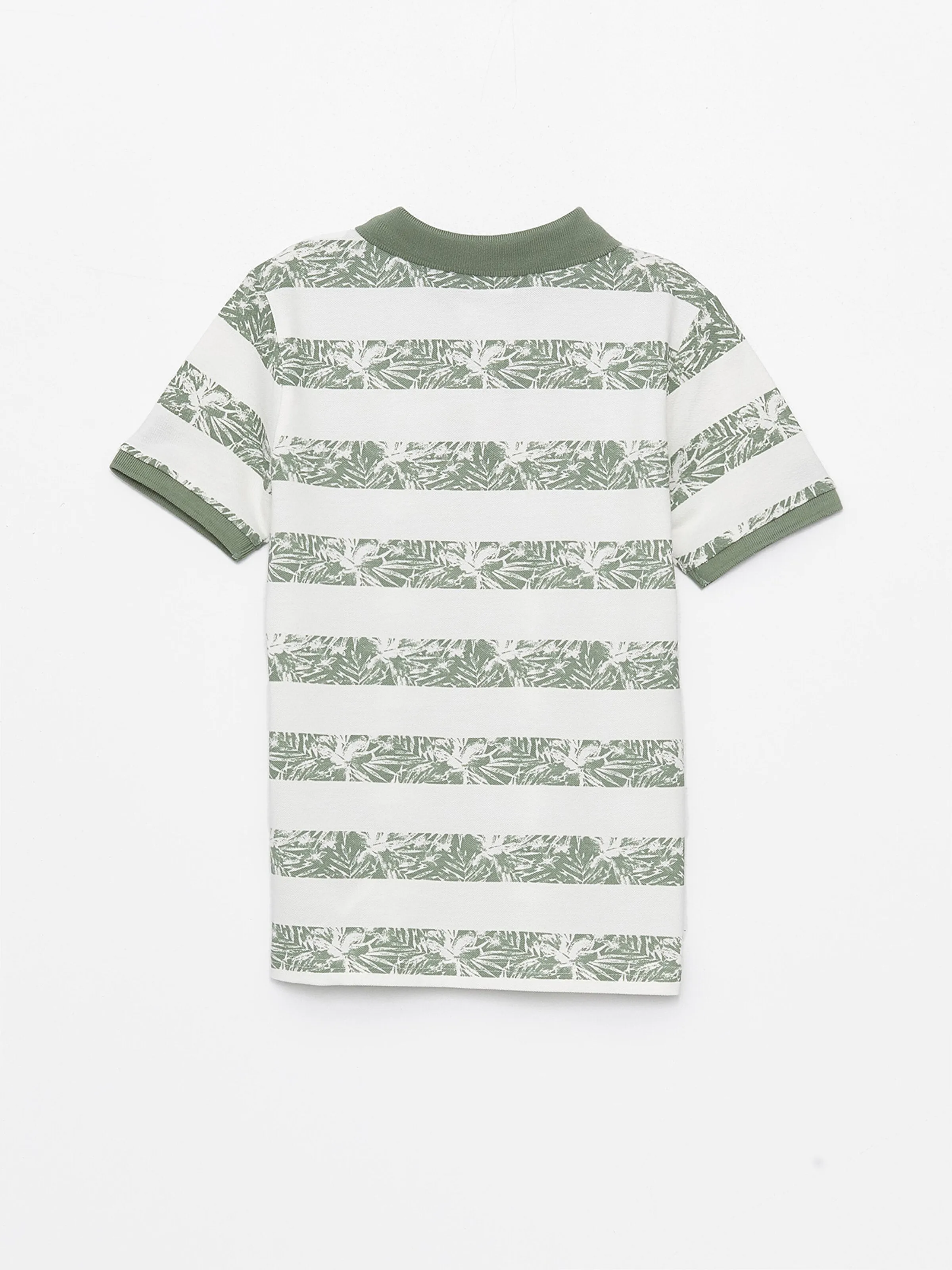 Polo Neck Printed Short Sleeve Boys T-Shirt