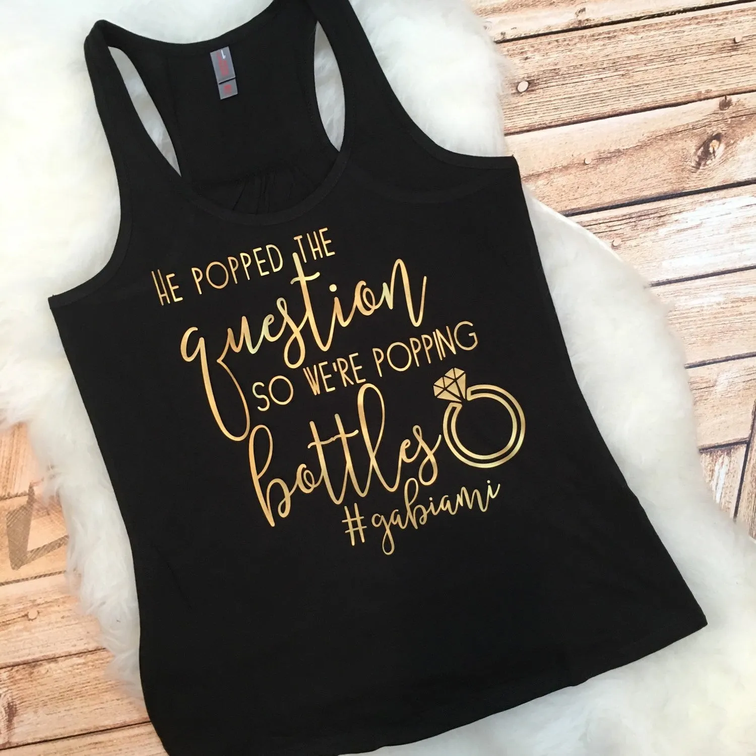 Pop the Bubbly Bridal Shirt