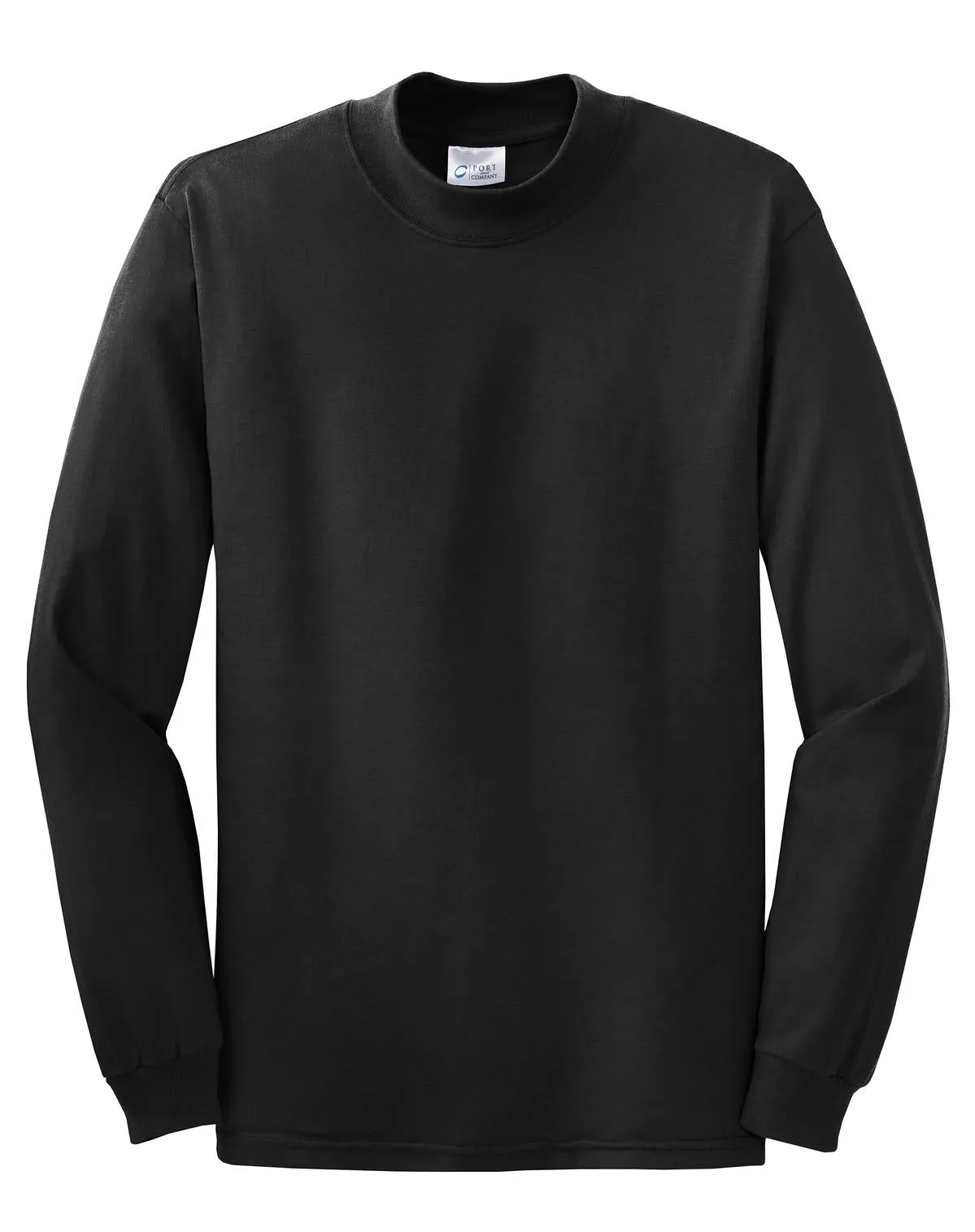 Port & Company Essential Mock Turtleneck.  PC61M Jet Black