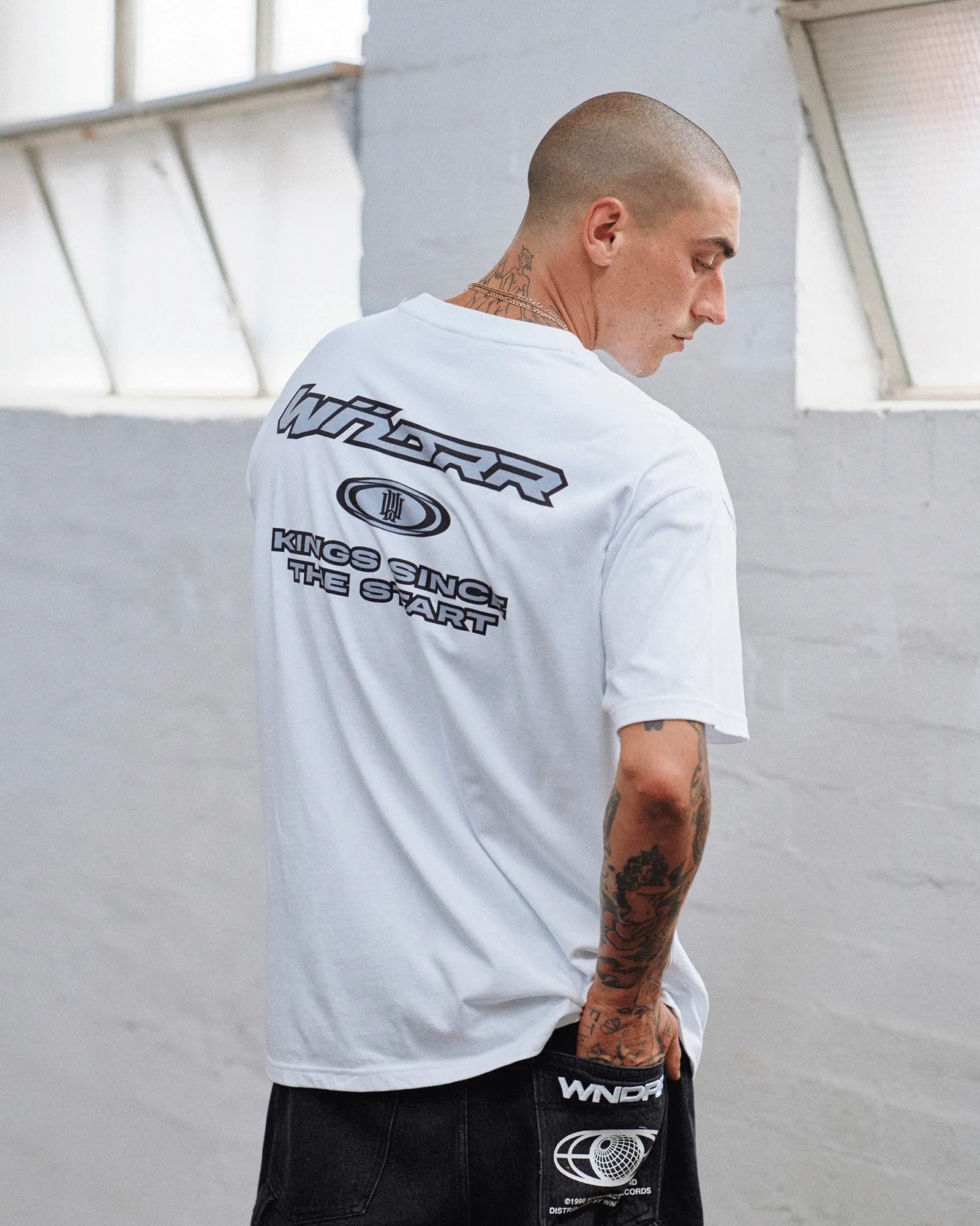 PRIMARY BOX FIT TEE - WHITE