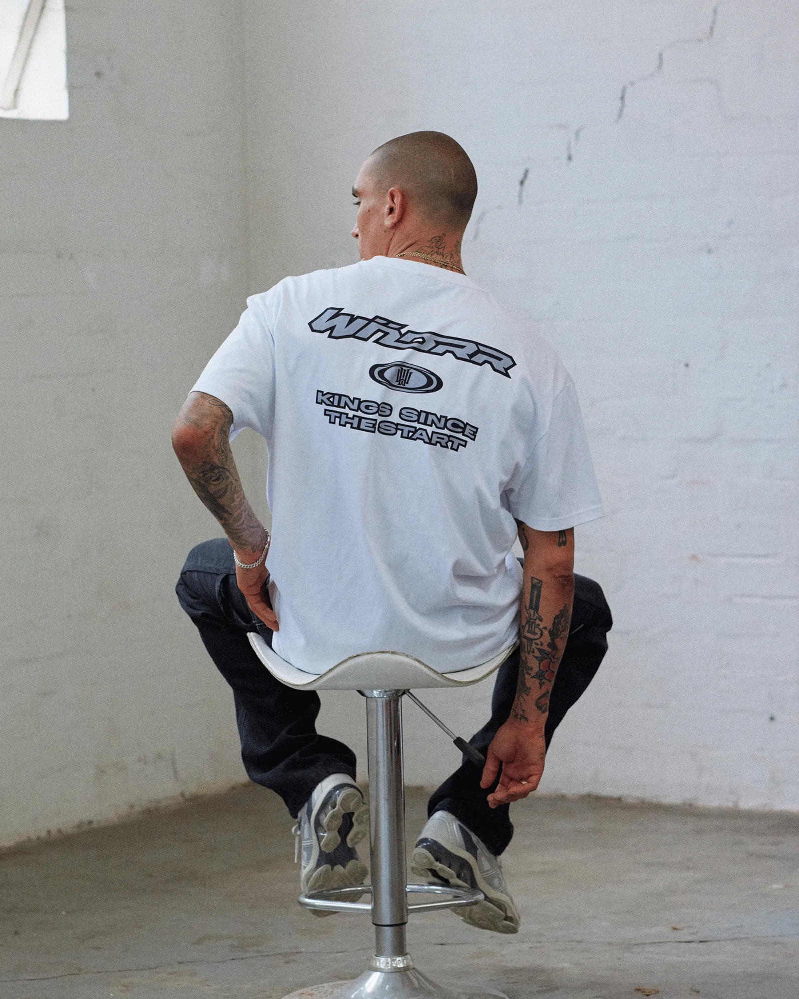 PRIMARY BOX FIT TEE - WHITE