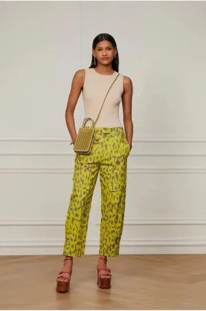 Printed Twill Pants