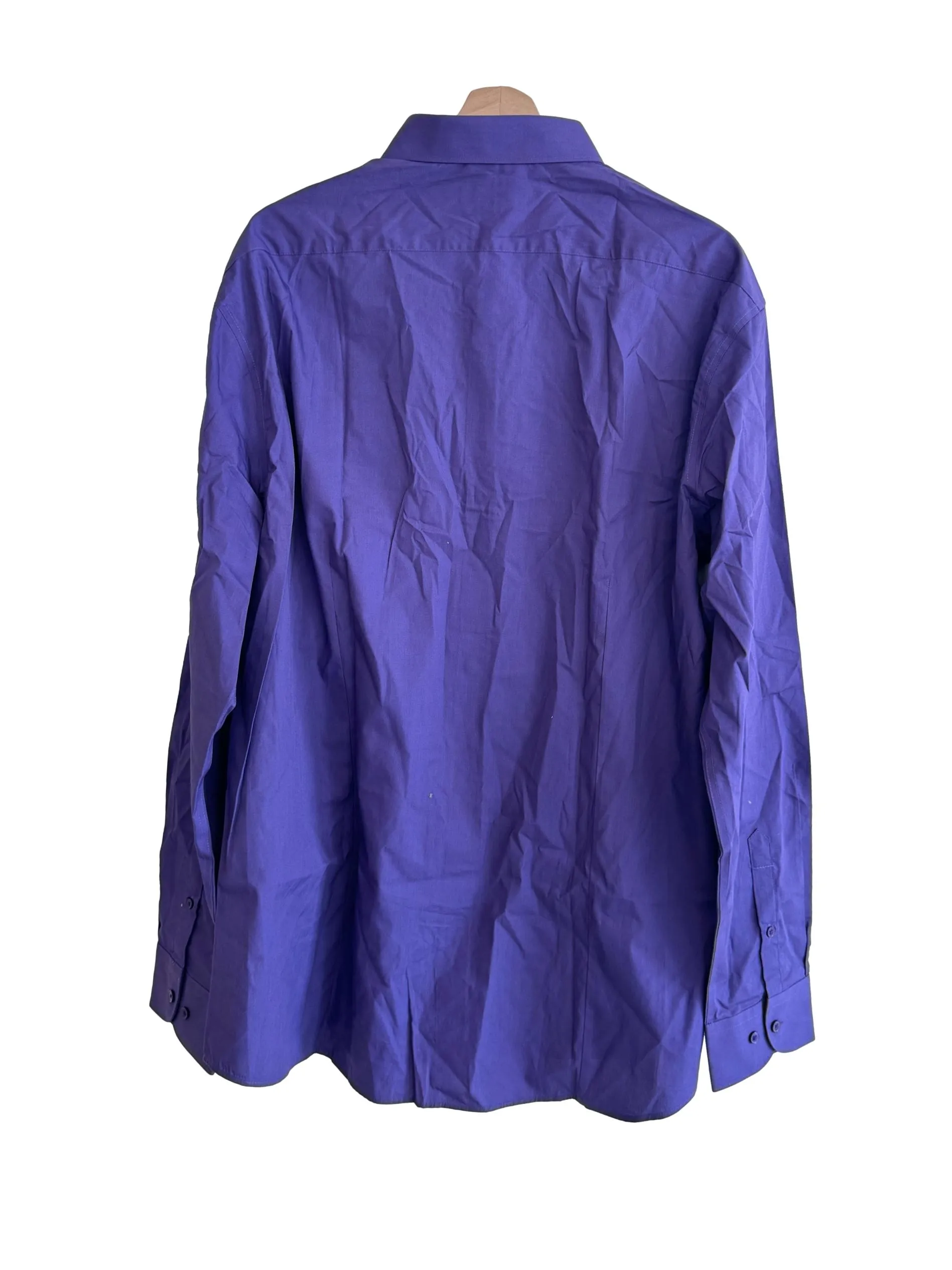 Purple Plain Long Sleeved Shirt
