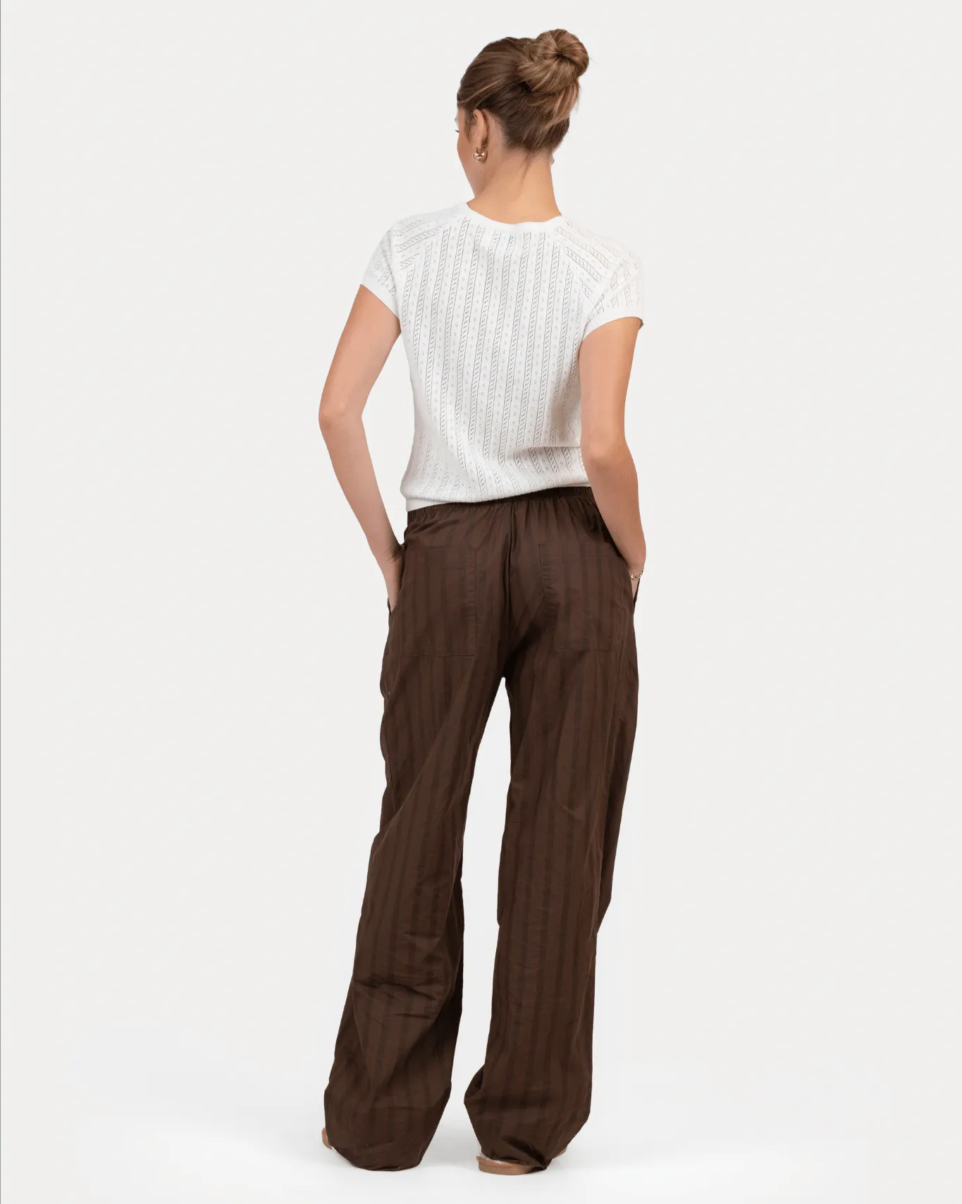 Pyjamas Pants Brown Striped