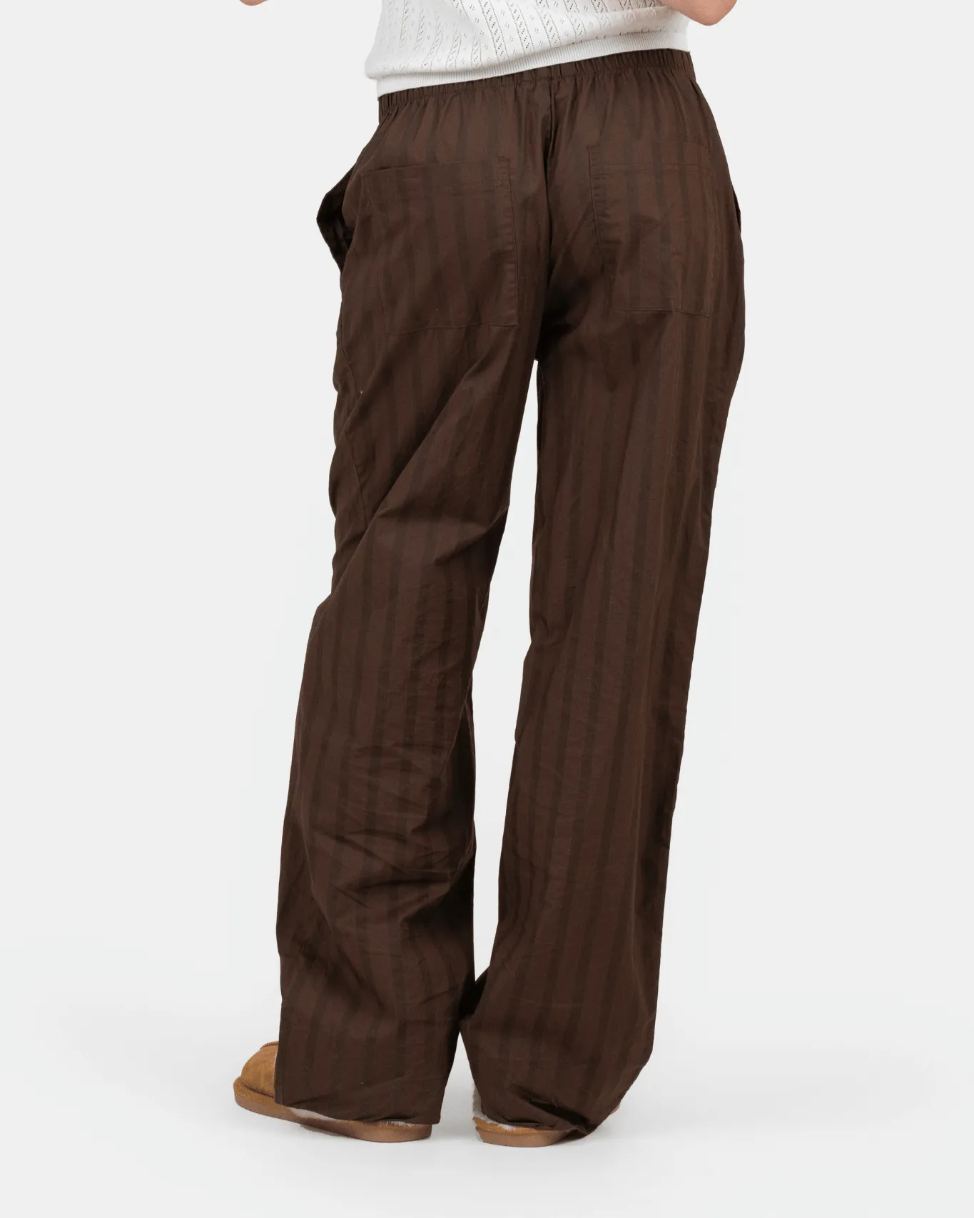 Pyjamas Pants Brown Striped