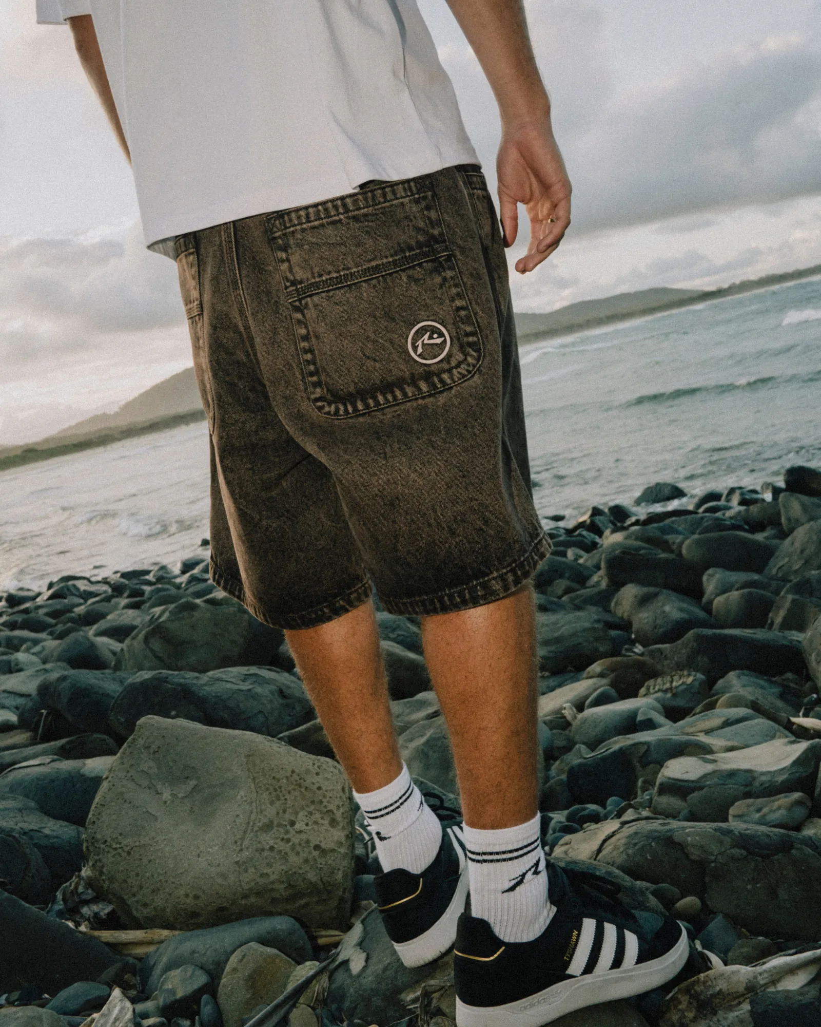 R Dot 22" Overdye Baggy Jort