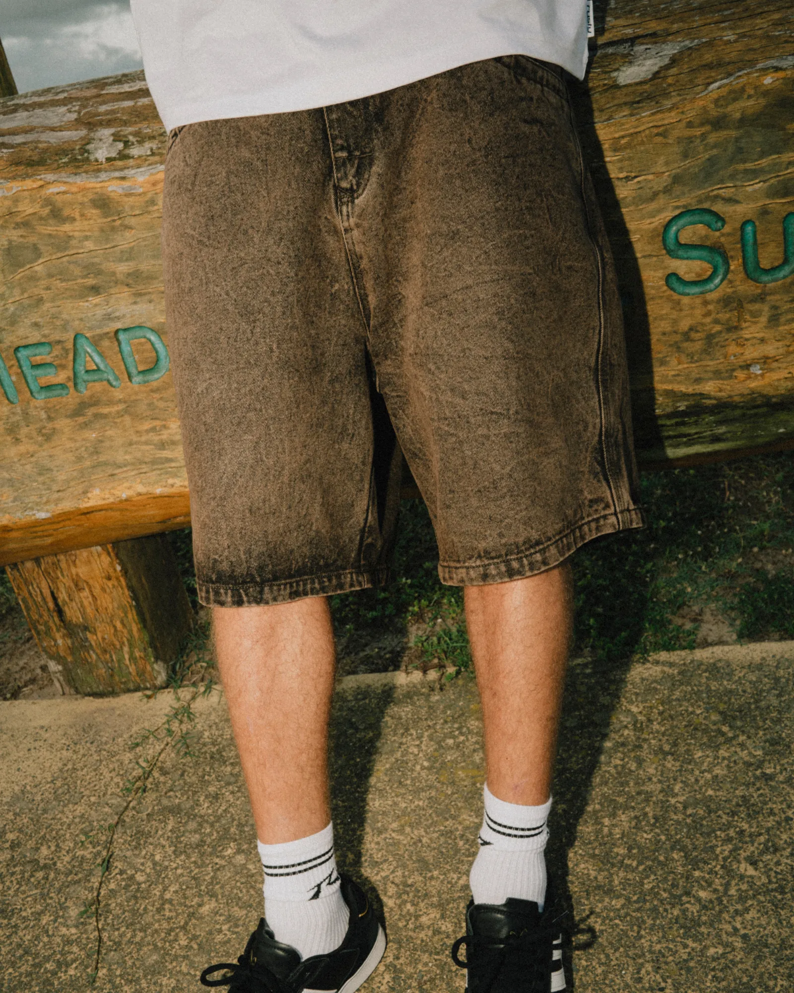 R Dot 22" Overdye Baggy Jort