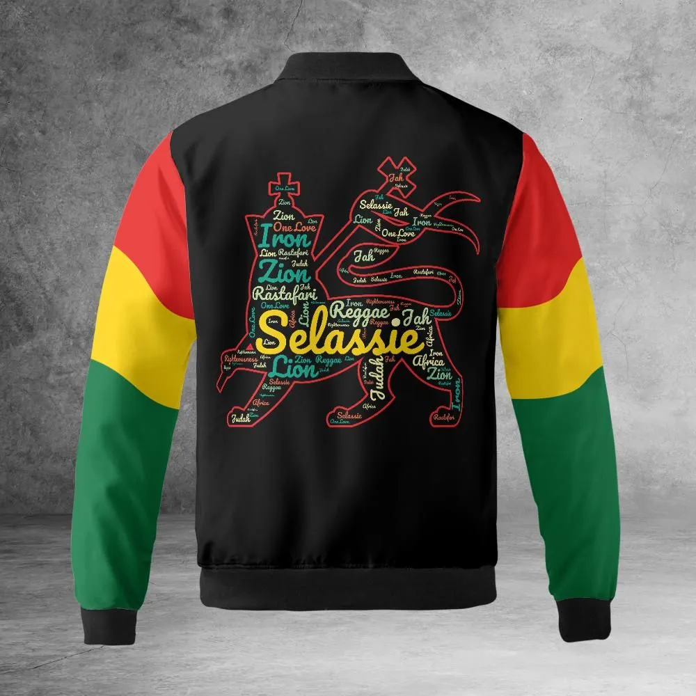 Rasta Quilted Bomber Jacket