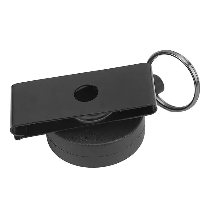 RECON GS2S Retractable 10 Key Tool Reel Holder Steel wire 360 degree rotating  Belt Clip Chain Heavy Duty Split Ring