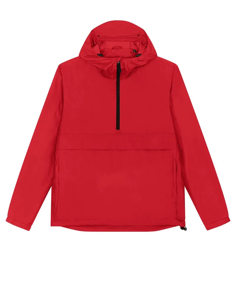 Recycled Polyester Zip Neck Anorak: Unisex
