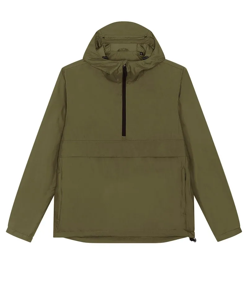 Recycled Polyester Zip Neck Anorak: Unisex