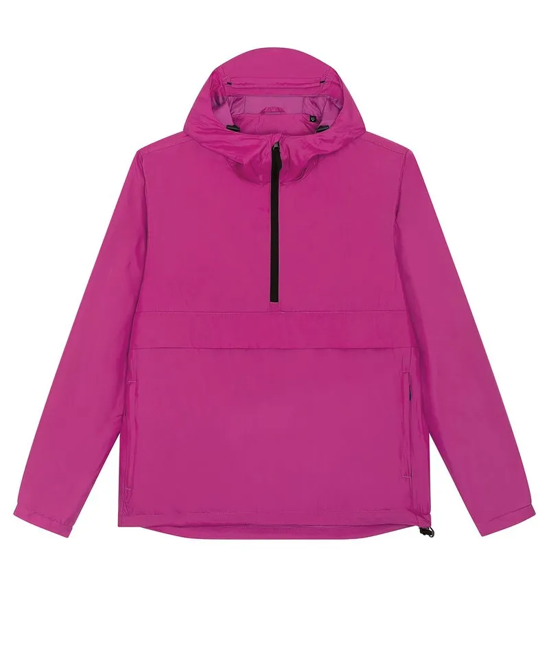 Recycled Polyester Zip Neck Anorak: Unisex