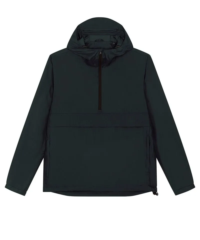 Recycled Polyester Zip Neck Anorak: Unisex