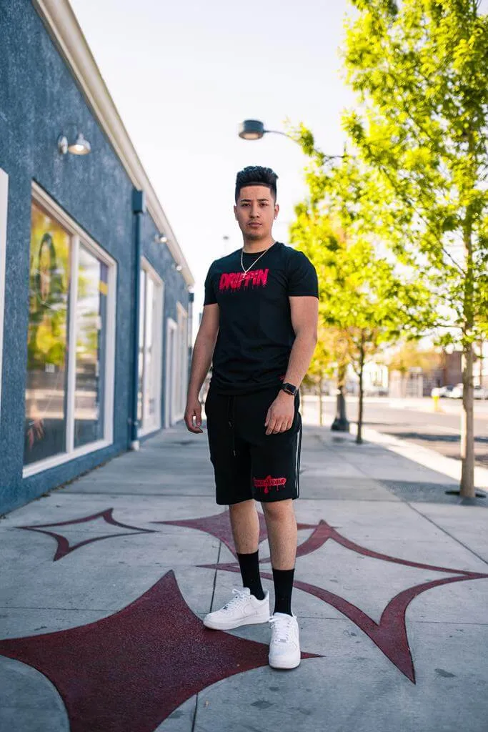 Red Drippin (V3) | Black Tee