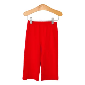 RED KNIT PANTS