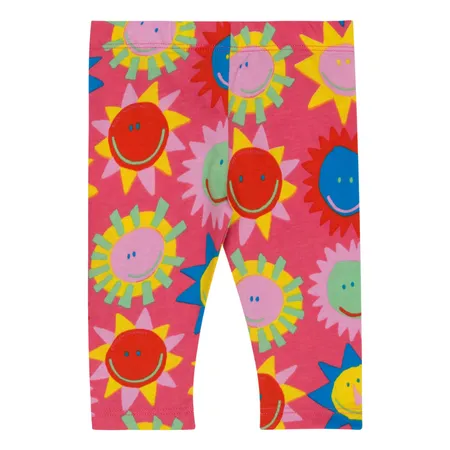 Red Multicolour Groovy Sunshine Leggings