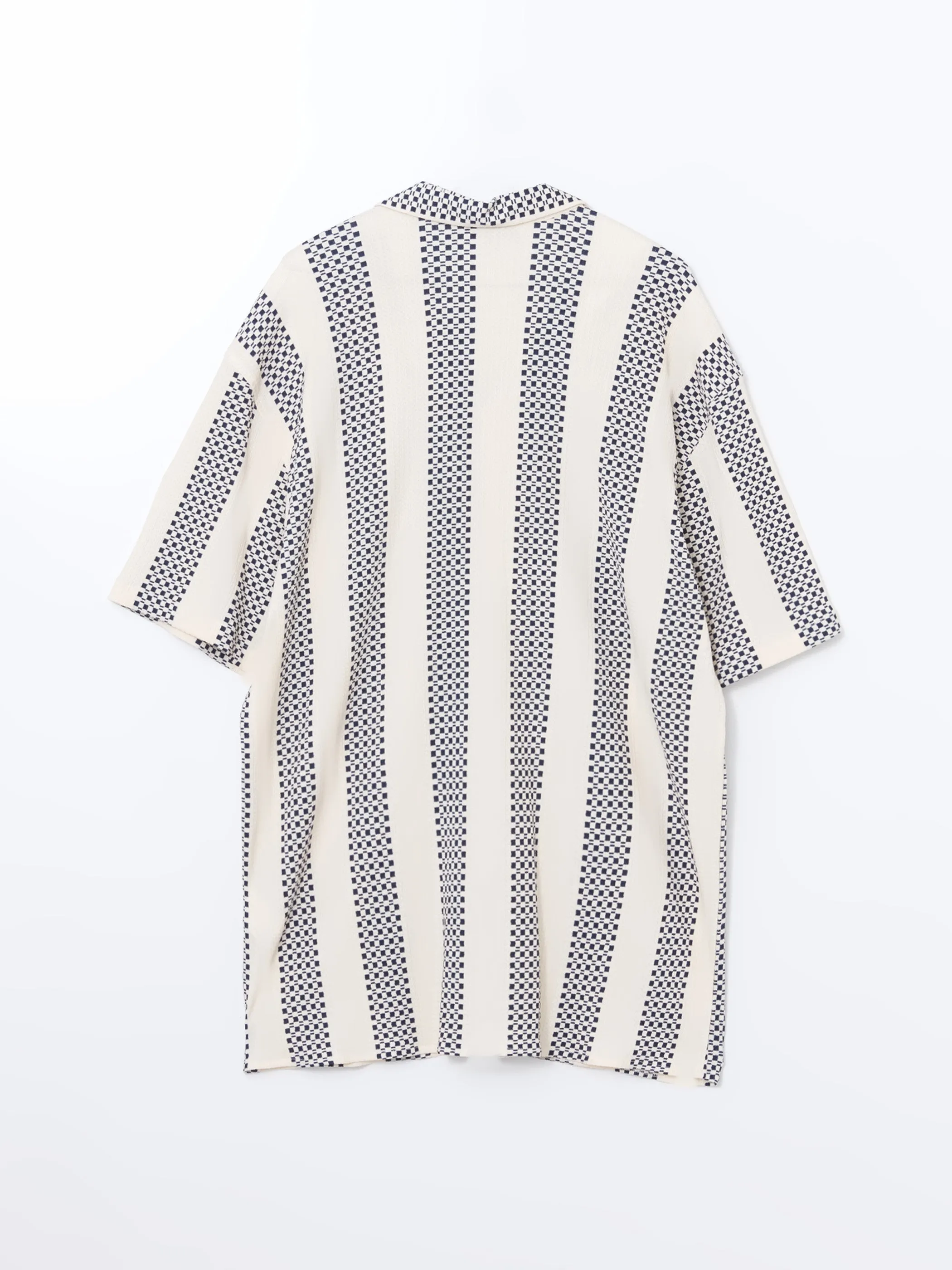 Regular Fit Short Sleeve Patterned Men Shirt