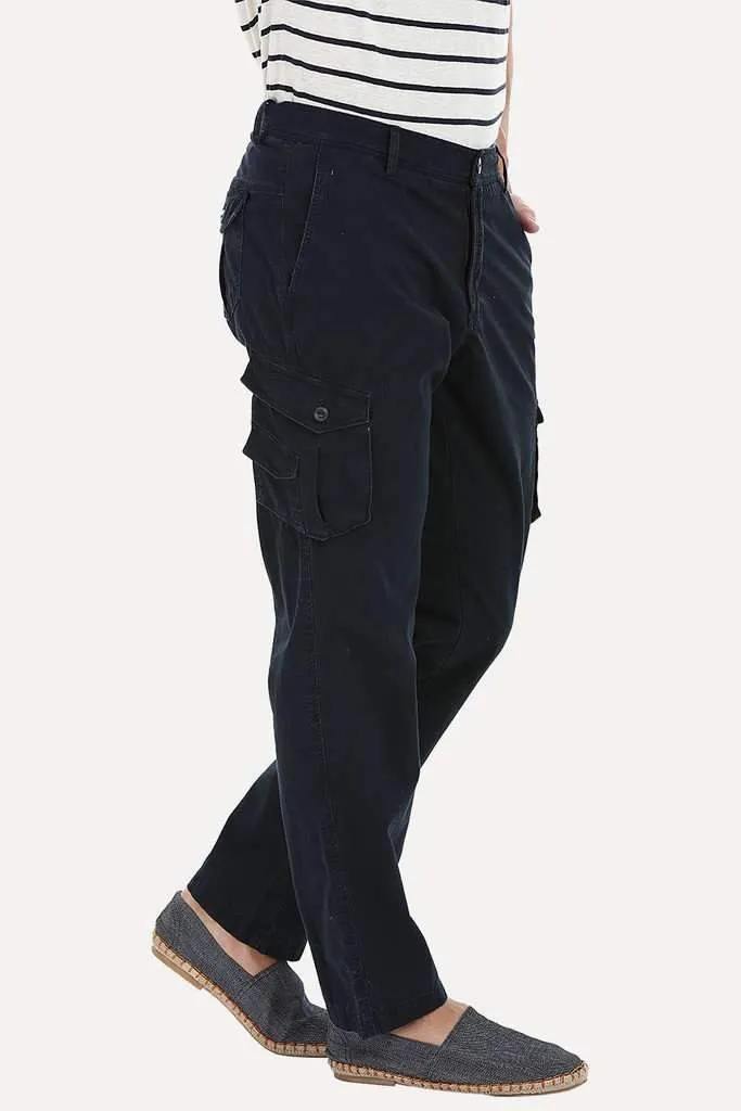 Relaxed Fit Garment Dyed Washed Cargo