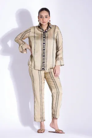 Relaxed Fit Shirt And Tapered Pants