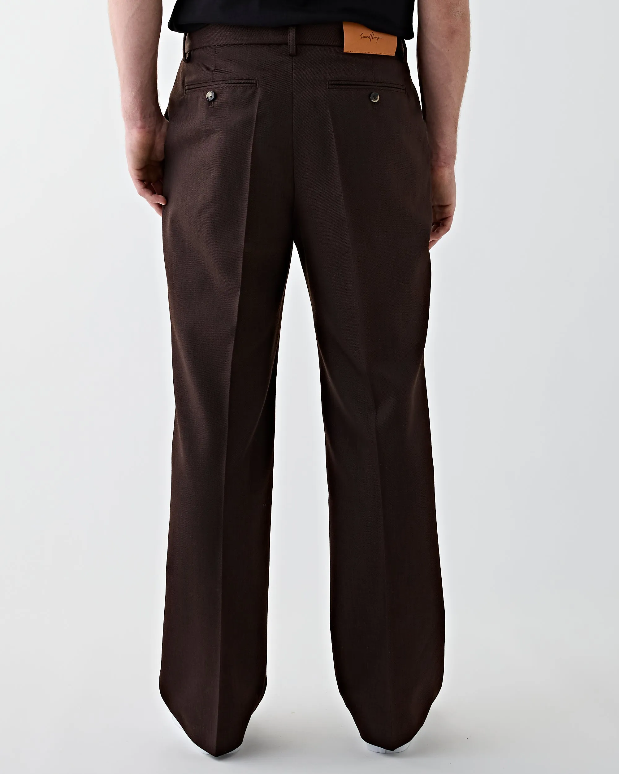 Relaxed Primo Trousers Brown