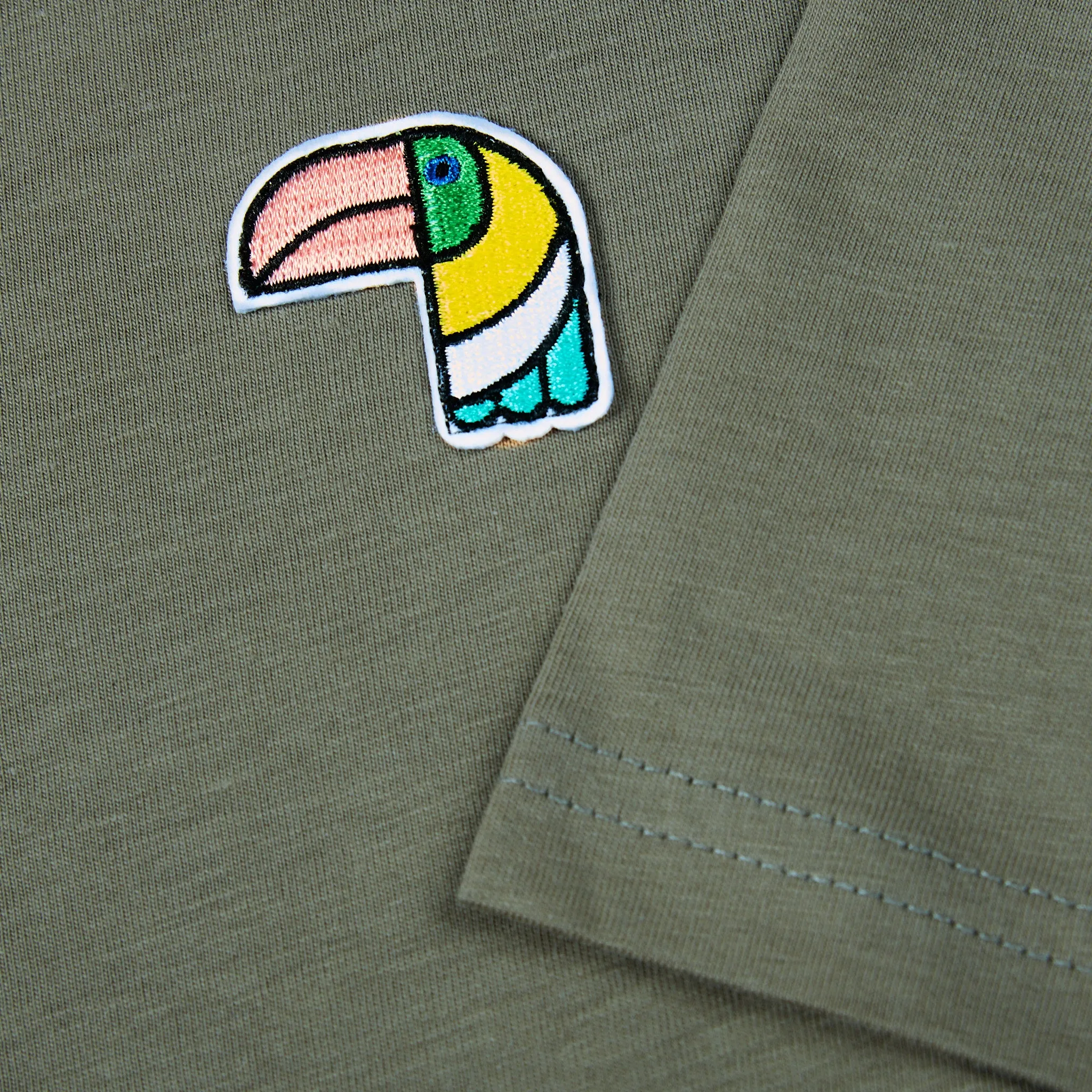 Relaxed T-Shirt "Il Tucano" - Khaki