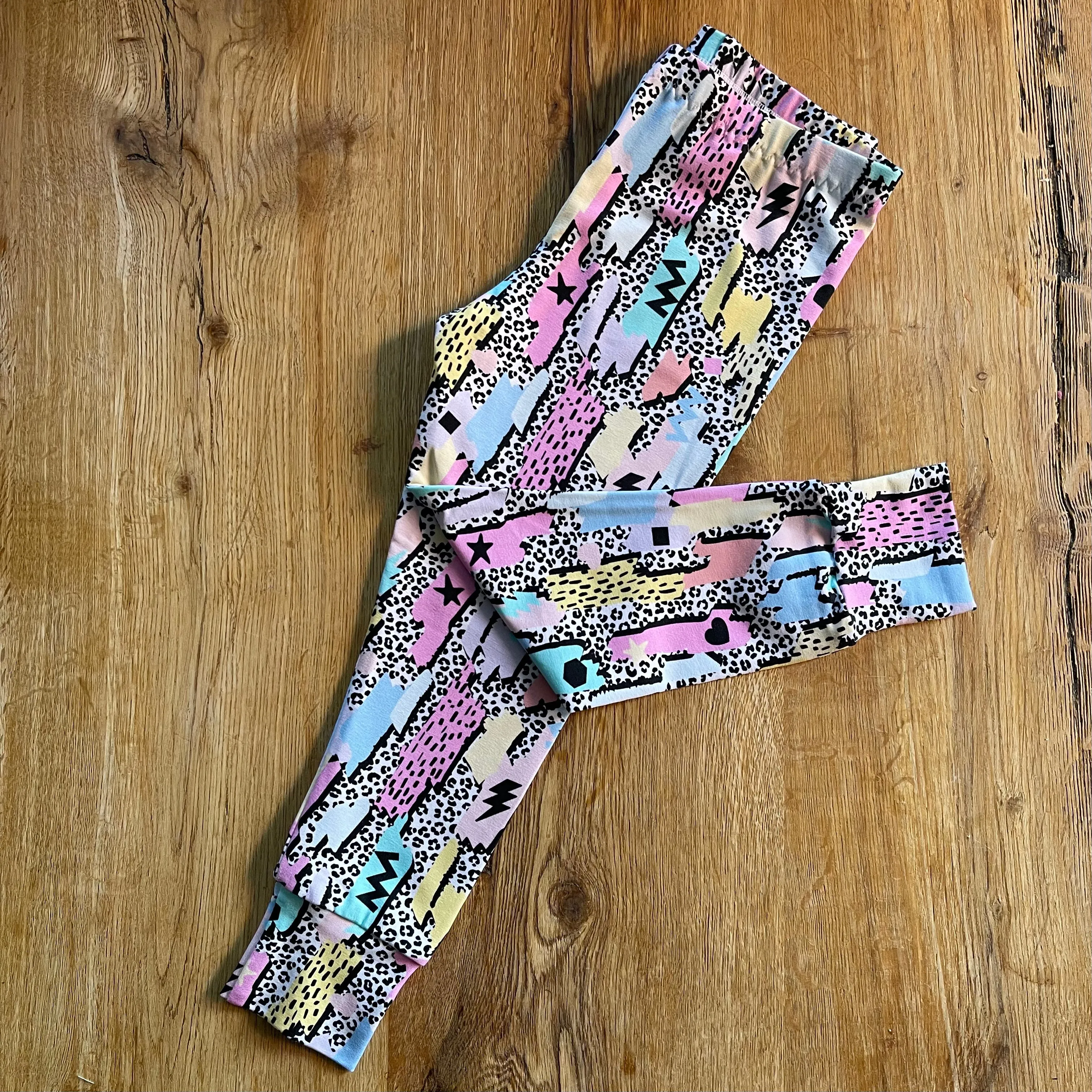 Retro Cuffed Leggings