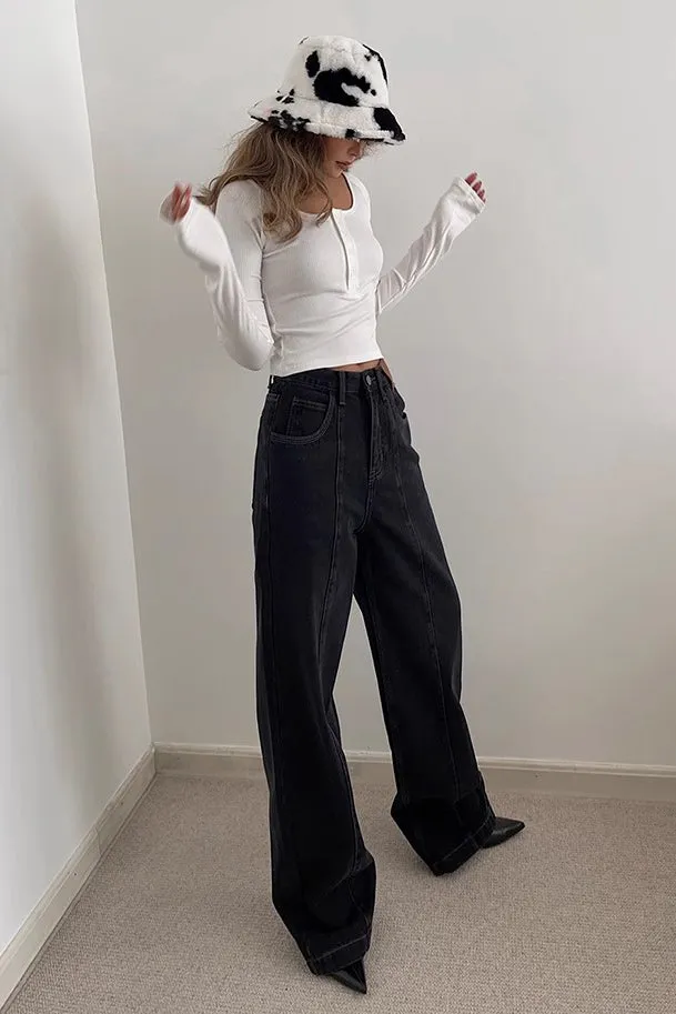 Ribbed Buttoned Front Fitted Basic Shirts