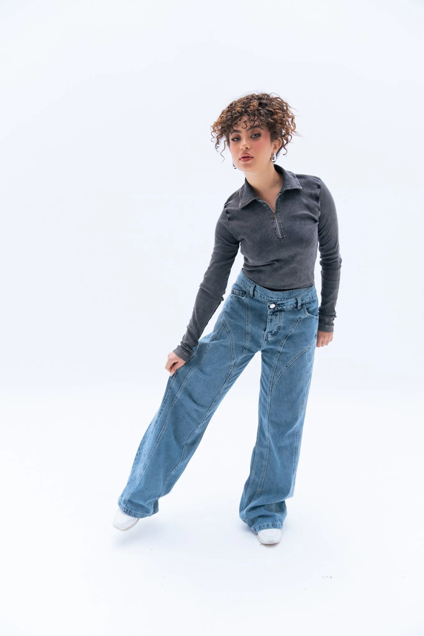 River Relaxed Fit Straight Leg Jeans