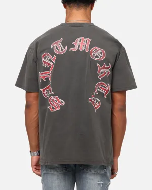 Saint Morta Worldwide Boxy T-Shirt Black Wash
