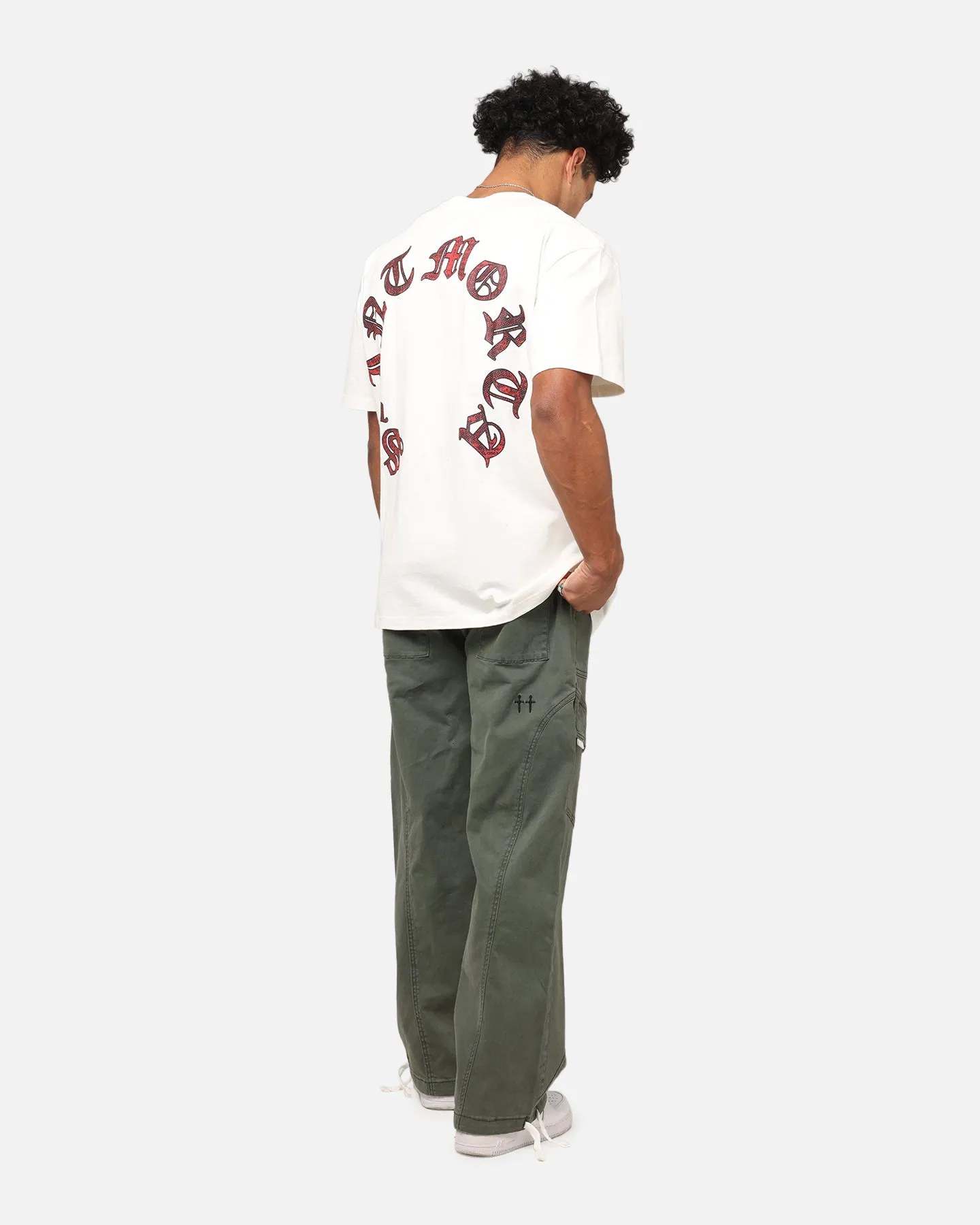 Saint Morta Worldwide Boxy T-Shirt Off White