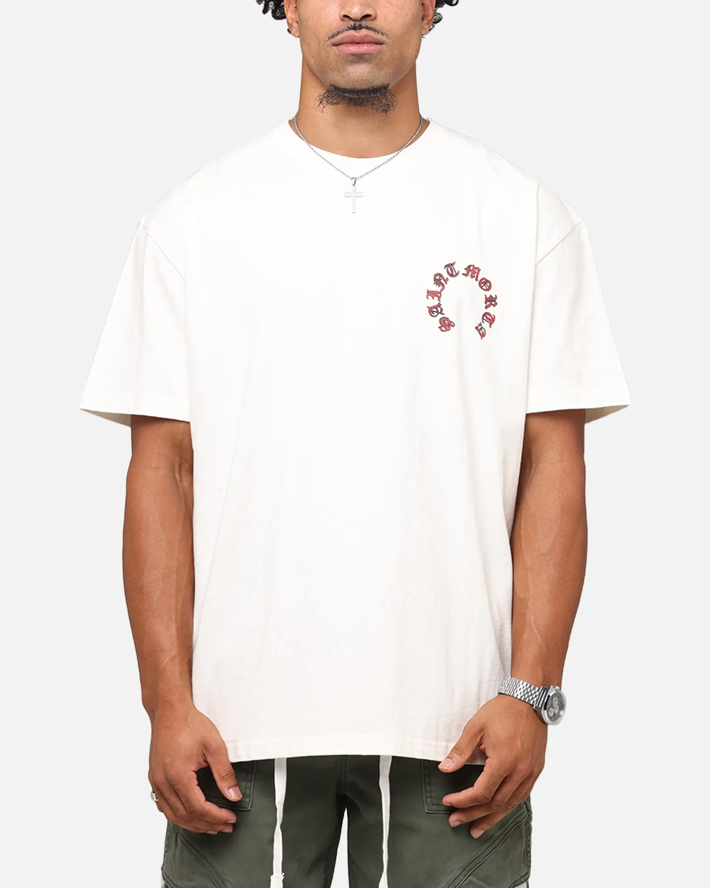 Saint Morta Worldwide Boxy T-Shirt Off White