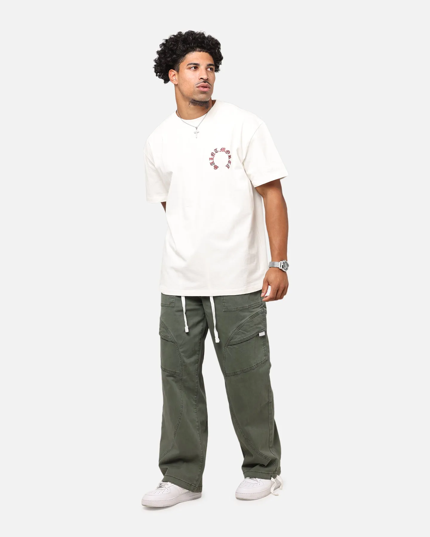 Saint Morta Worldwide Boxy T-Shirt Off White
