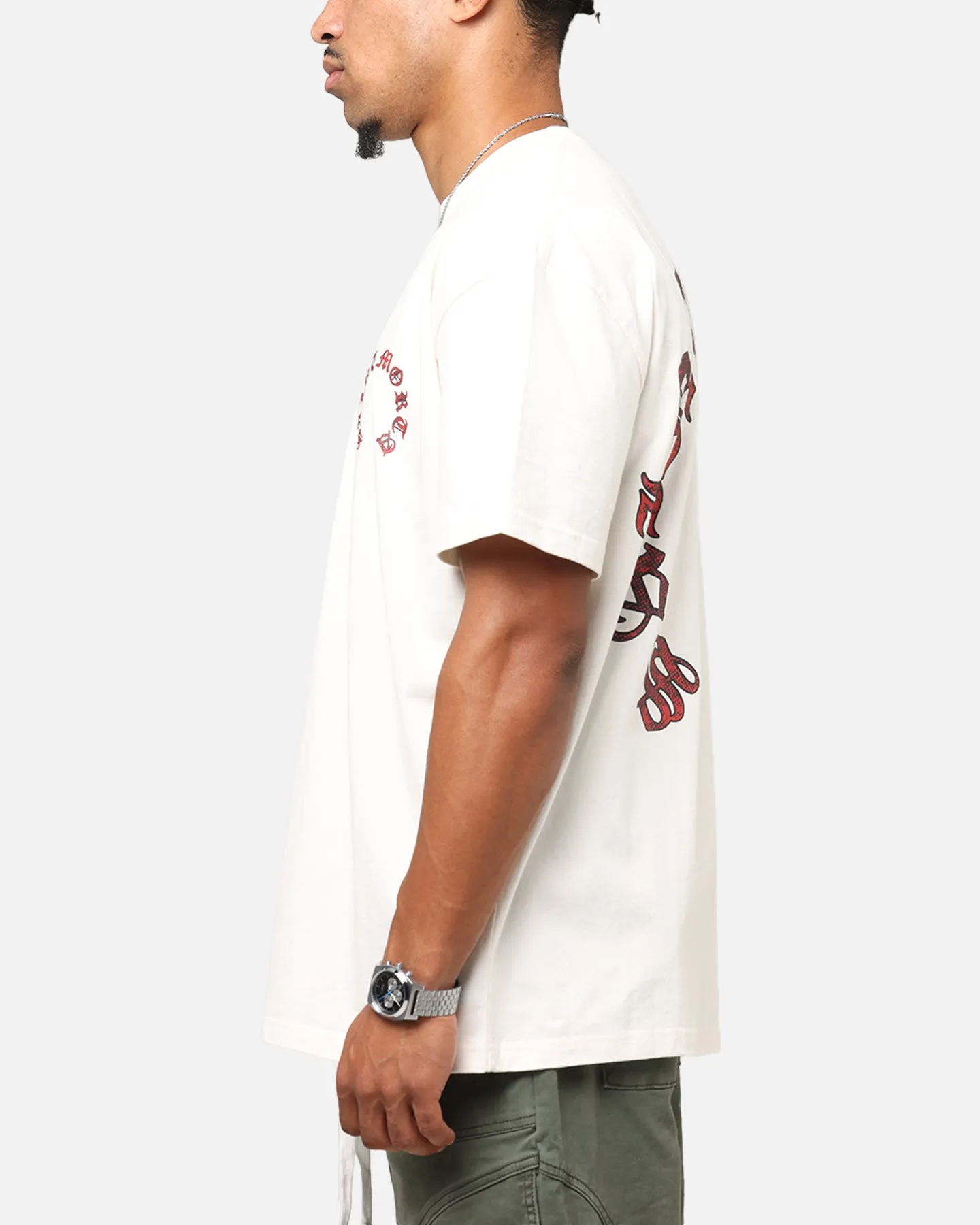 Saint Morta Worldwide Boxy T-Shirt Off White