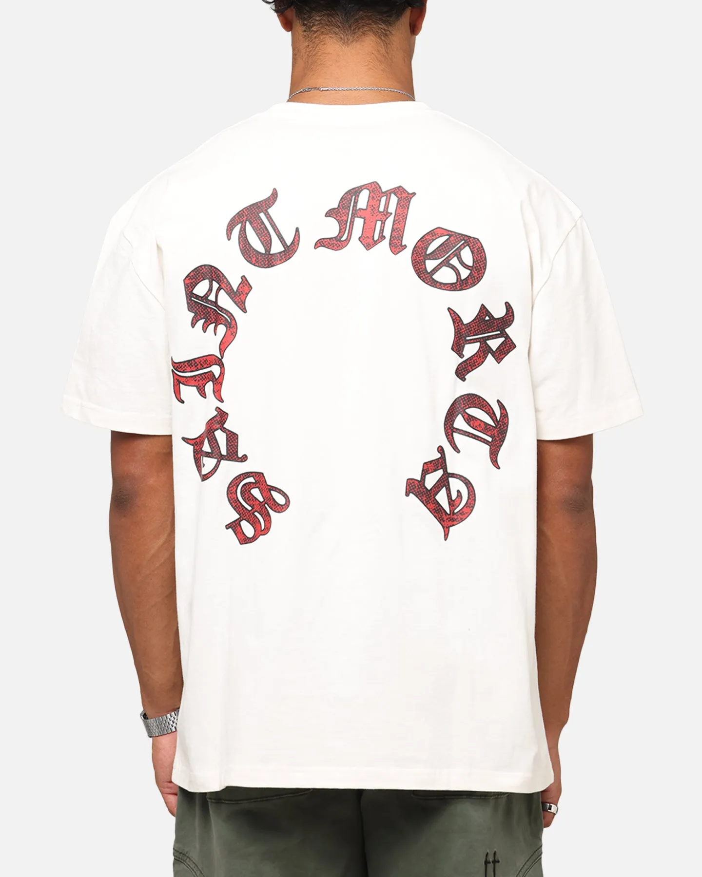 Saint Morta Worldwide Boxy T-Shirt Off White
