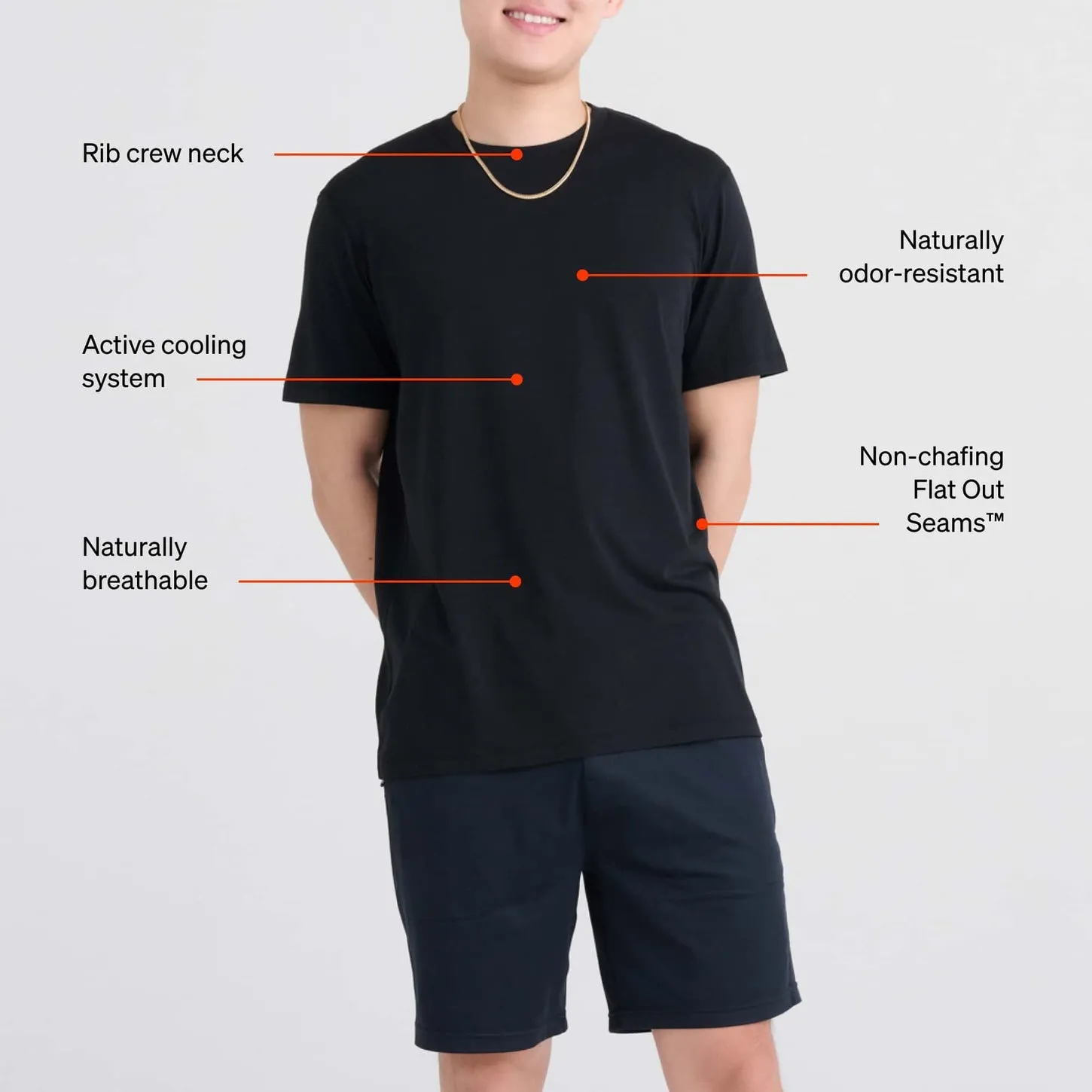 Saxx Droptemp Cooling Cotton Tee