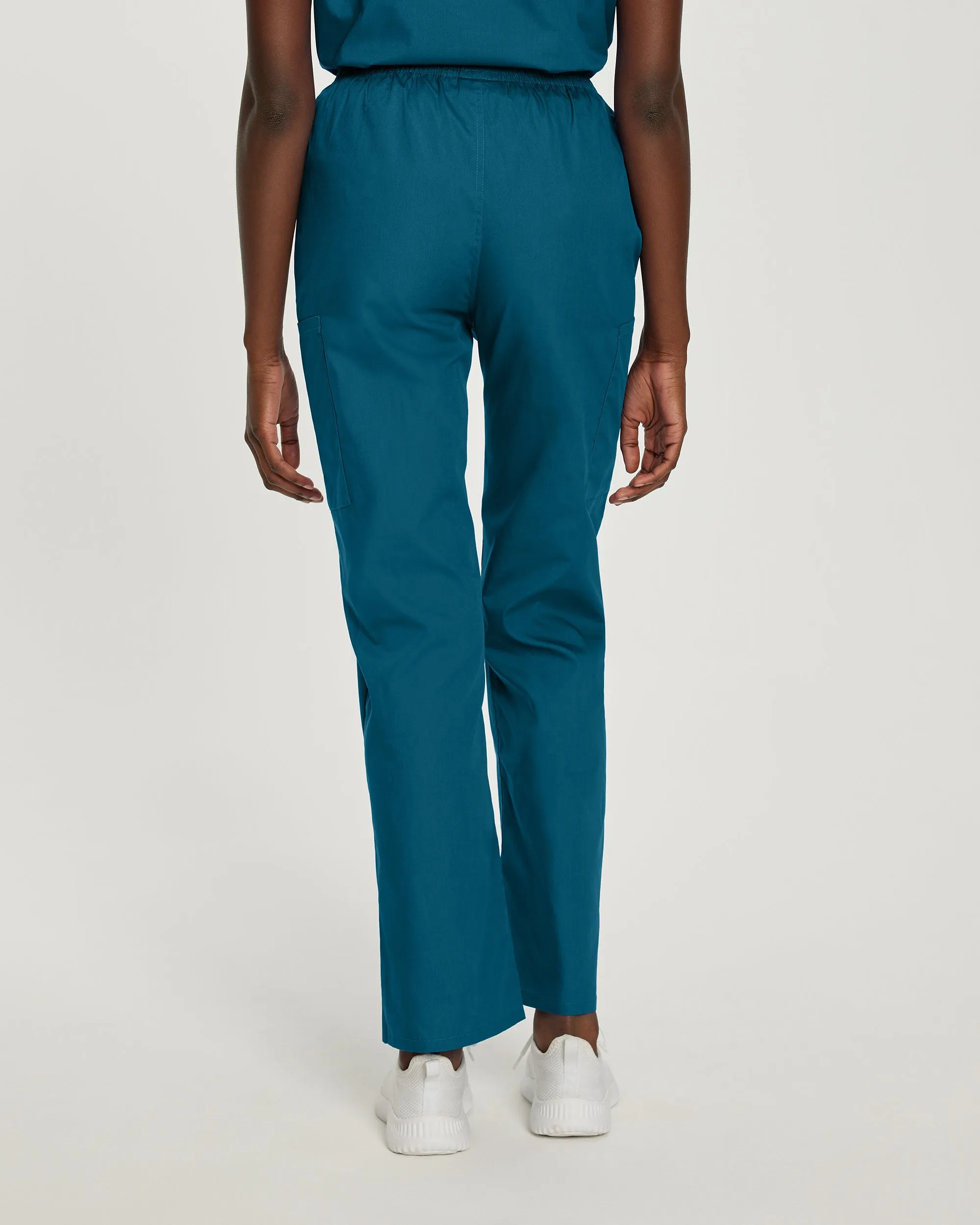 Scrub Zone 83221 Women's Cargo Scrub Pants Caribbean