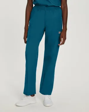 Scrub Zone 83221 Women's Cargo Scrub Pants Caribbean