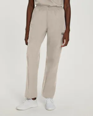 Scrub Zone 83221 Women's Cargo Scrub Pants Sandstone