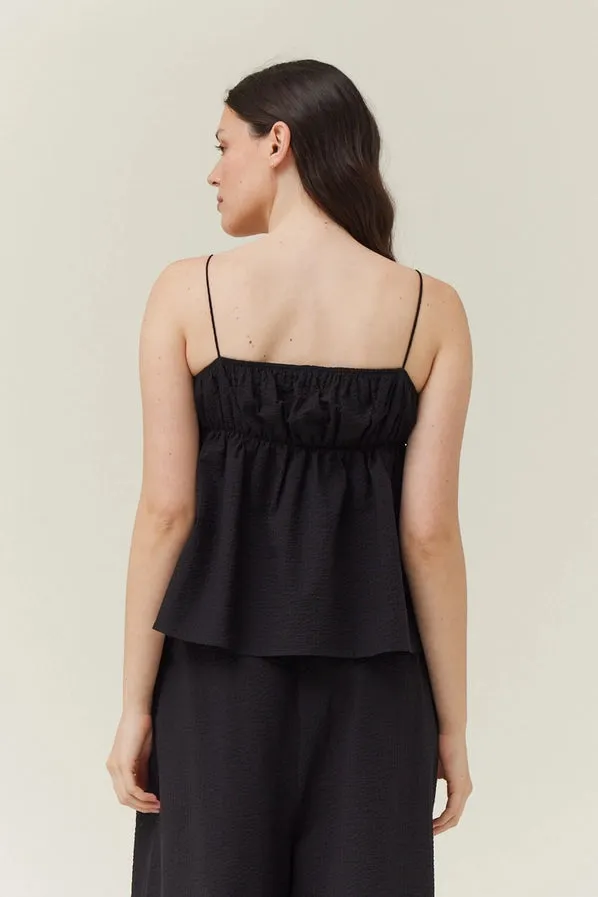 Seersucker Cami Top