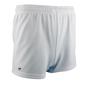 SEKEM FOOTBALL SHORTS PLAIN BAGGY MENS - WHITE