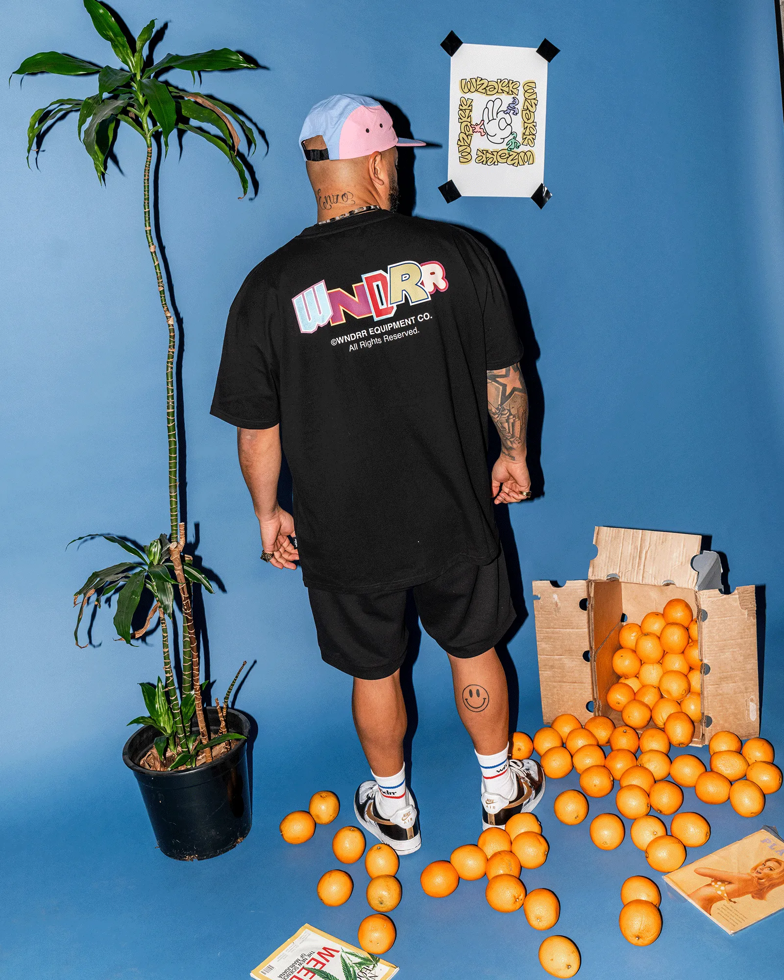 SHERRI BOX FIT TEE - BLACK