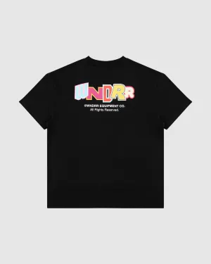 SHERRI BOX FIT TEE - BLACK