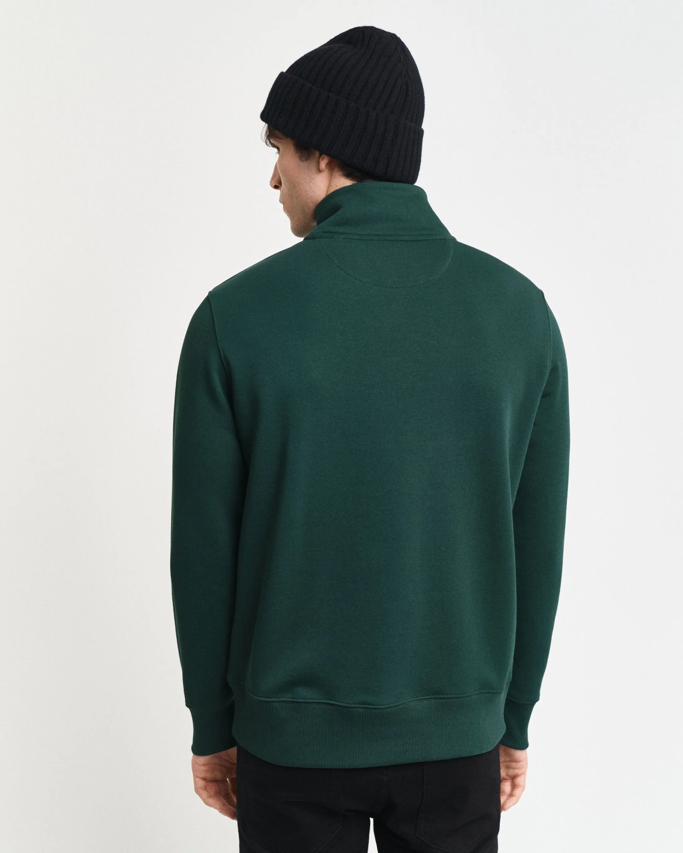 Shield Half-Zip Sweatshirt in Green