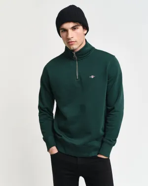 Shield Half-Zip Sweatshirt in Green
