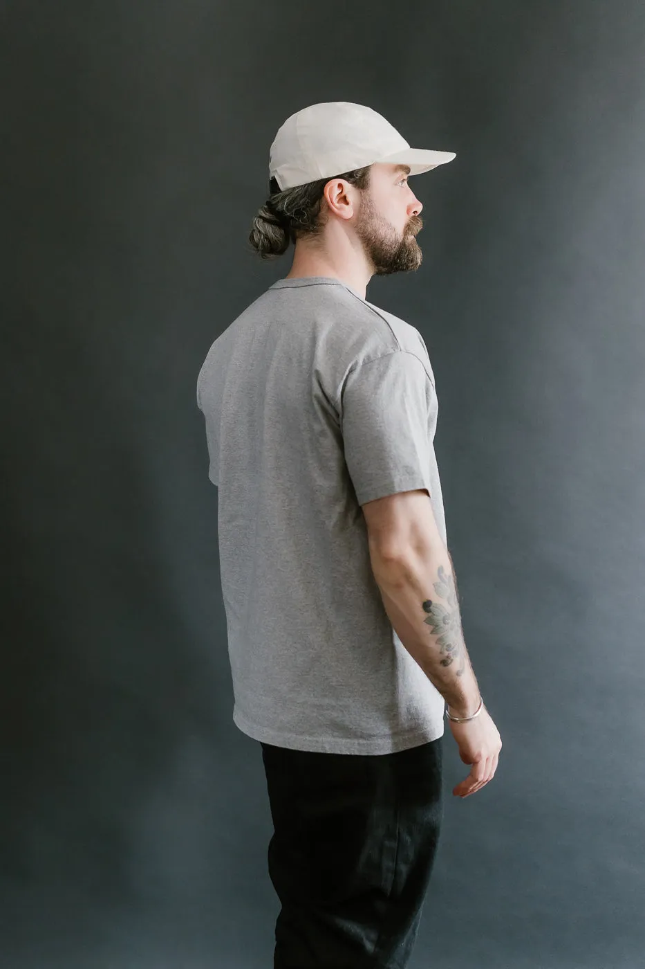 SJST-M - Heavyweight Plain T-Shirt  - Gray