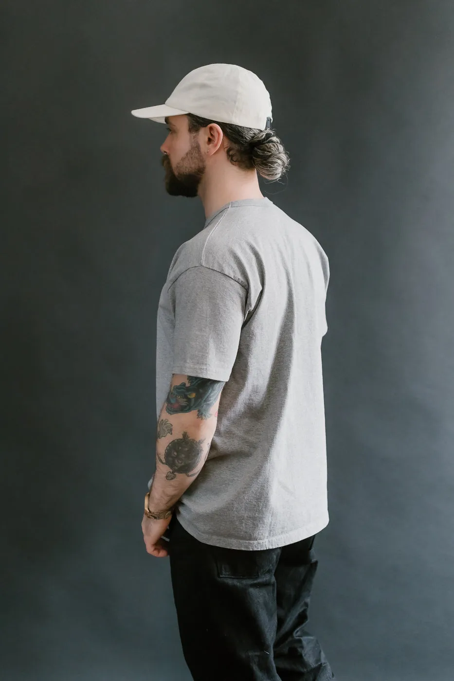 SJST-M - Heavyweight Plain T-Shirt  - Gray