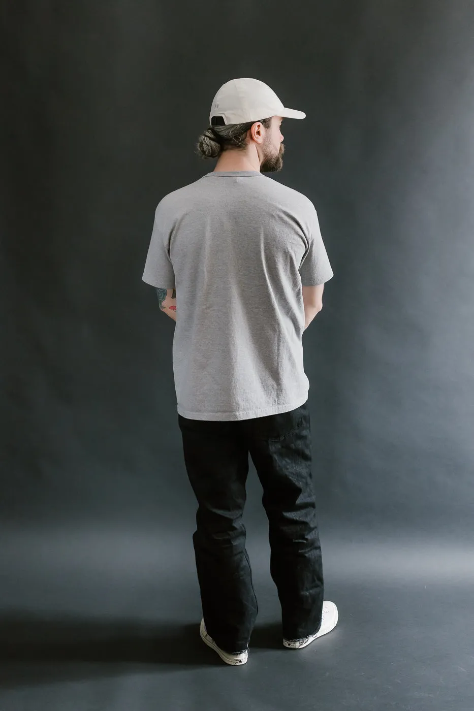 SJST-M - Heavyweight Plain T-Shirt  - Gray