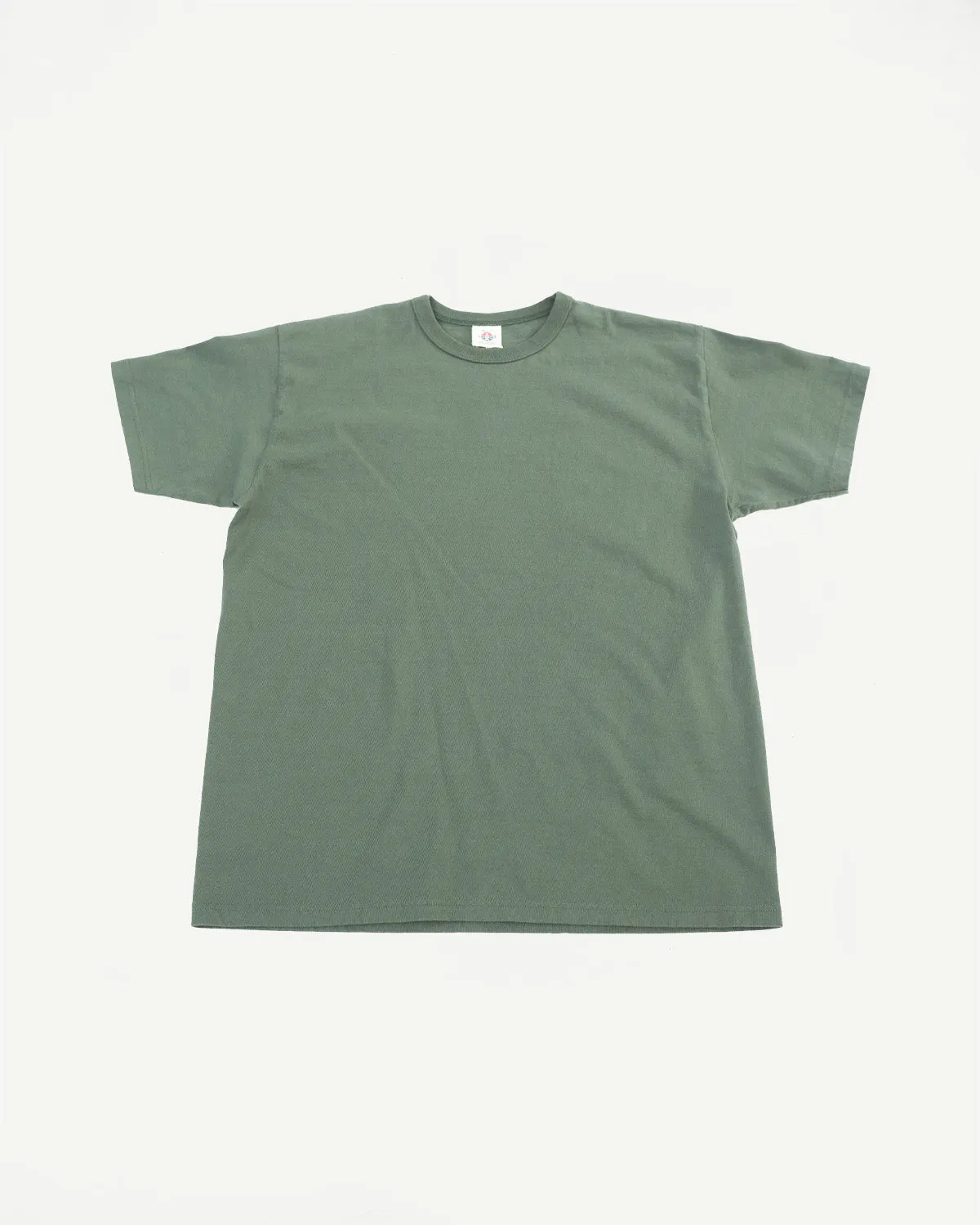 SJST-ML - Heavyweight Plain T-Shirt  - Moss Green